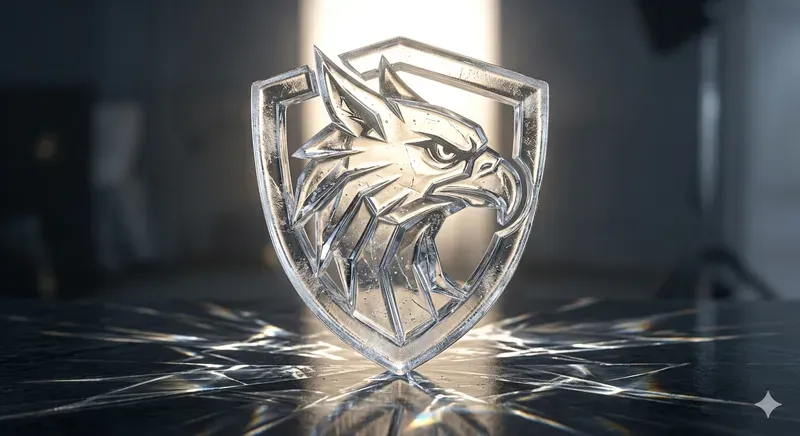 3D Realistic Ice Logo Icons
