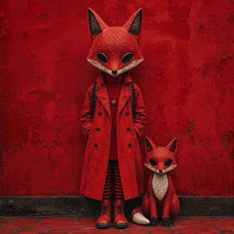 Surreal Animal Mask Portraits