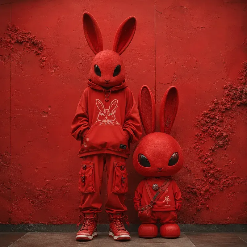 Surreal Animal Mask Portraits