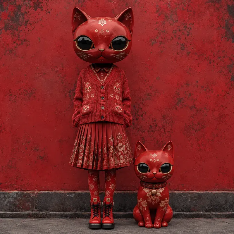 Surreal Animal Mask Portraits