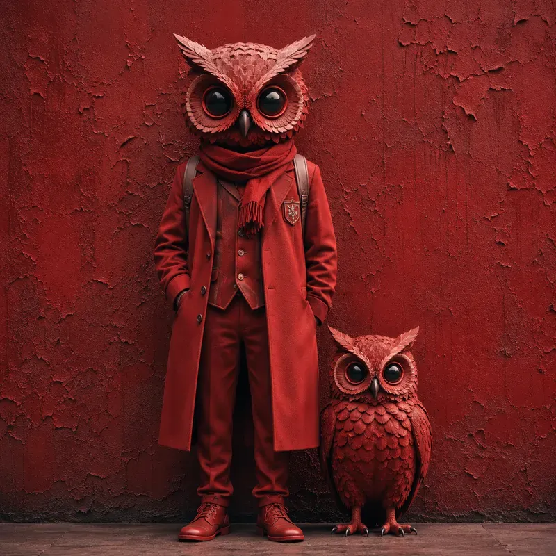 Surreal Animal Mask Portraits