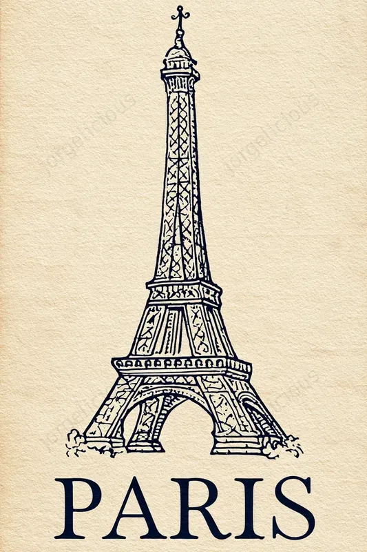 Vintage Engraved Travel Posters