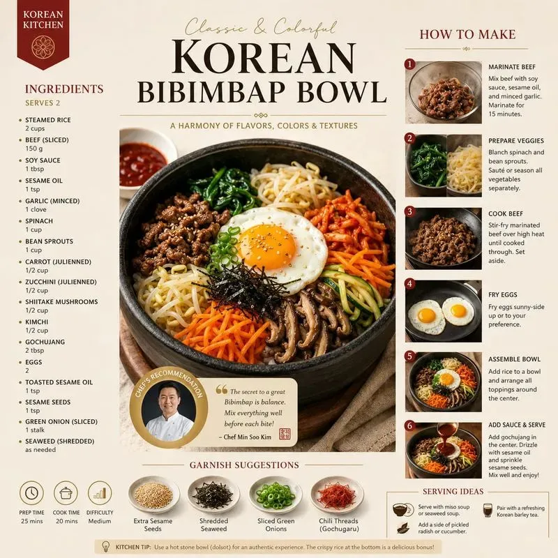 Premium Modern Recipe Infographics