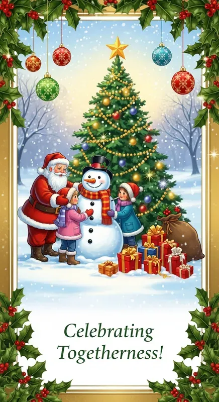 Vintage Christmas Card Generators
