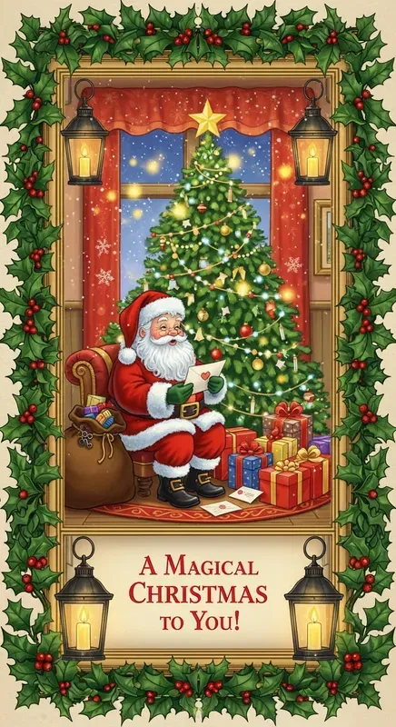 Vintage Christmas Card Generators