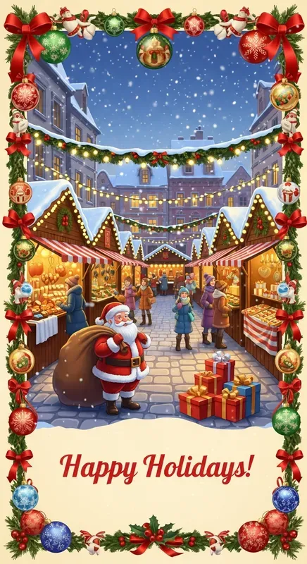 Vintage Christmas Card Generators