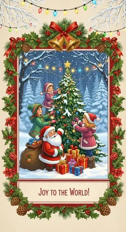 Vintage Christmas Card Generators