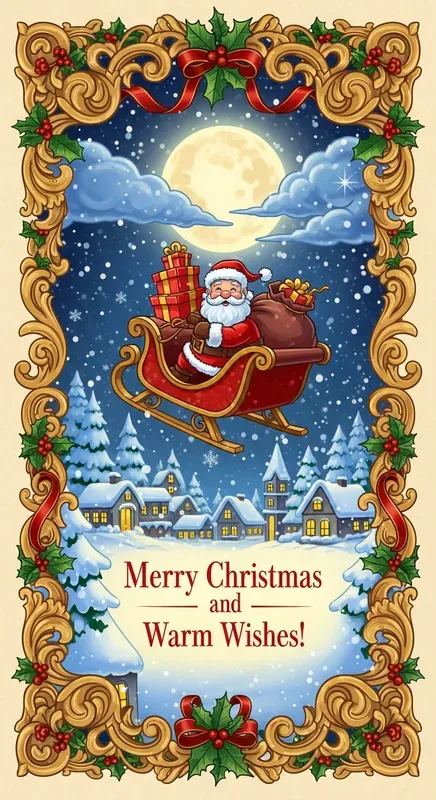 Vintage Christmas Card Generators