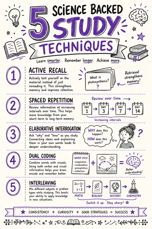 Educational Sketchnote Infographic Posters