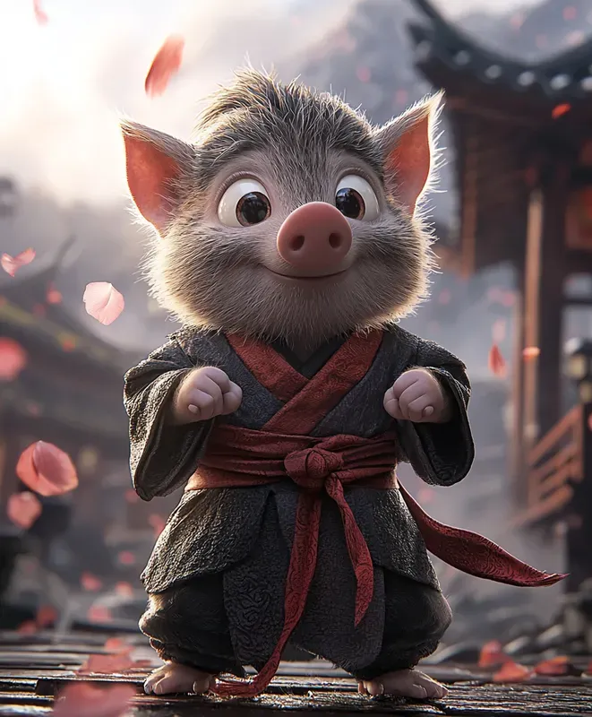 Martial Artist Animal Illustrations