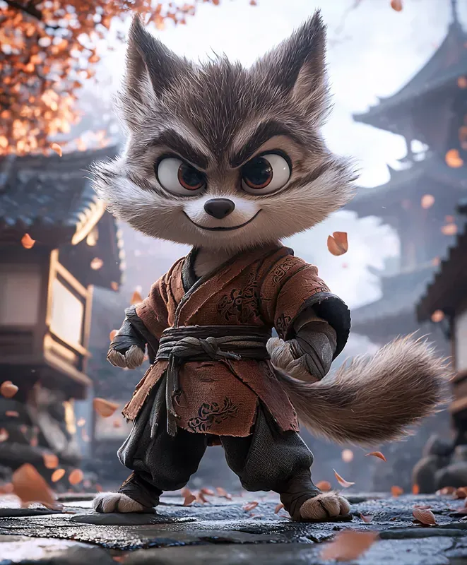 Martial Artist Animal Illustrations
