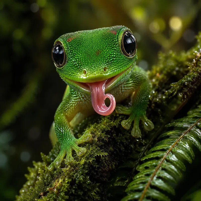 Playful Macro Reptiles