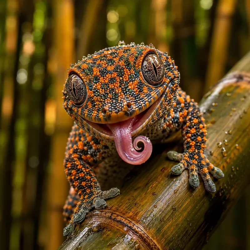 Playful Macro Reptiles
