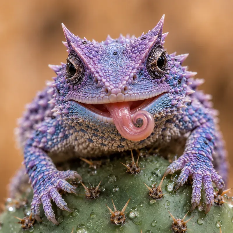 Playful Macro Reptiles