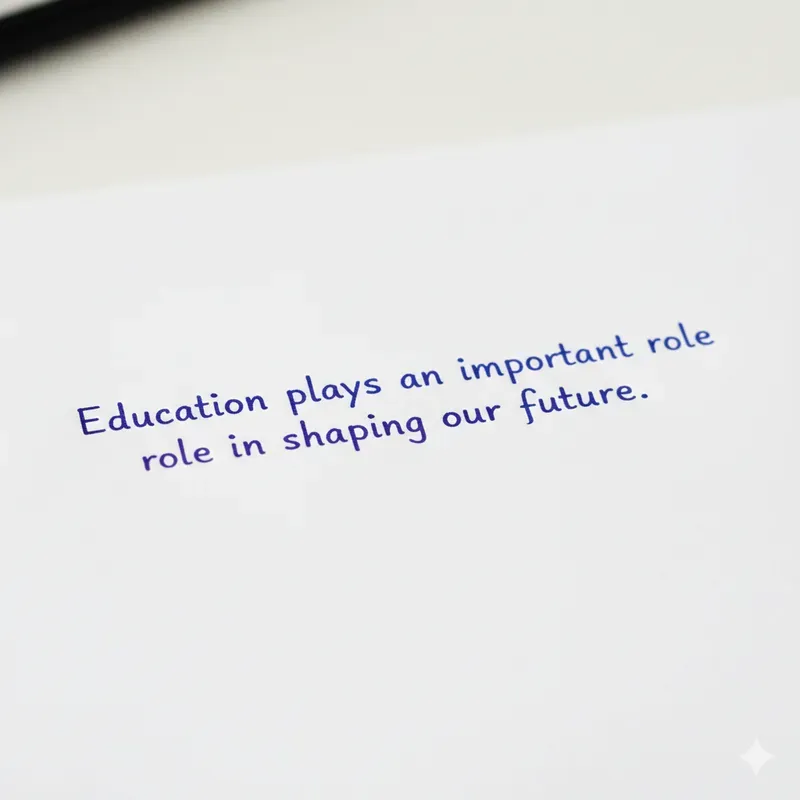 Realistic Handwritten Texts