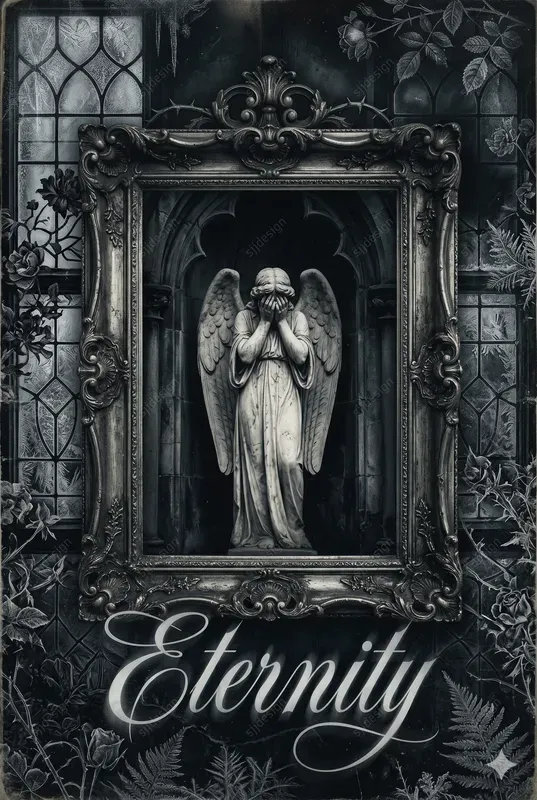 Dark Academia Gothic Frame Art