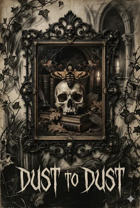 Dark Academia Gothic Frame Art