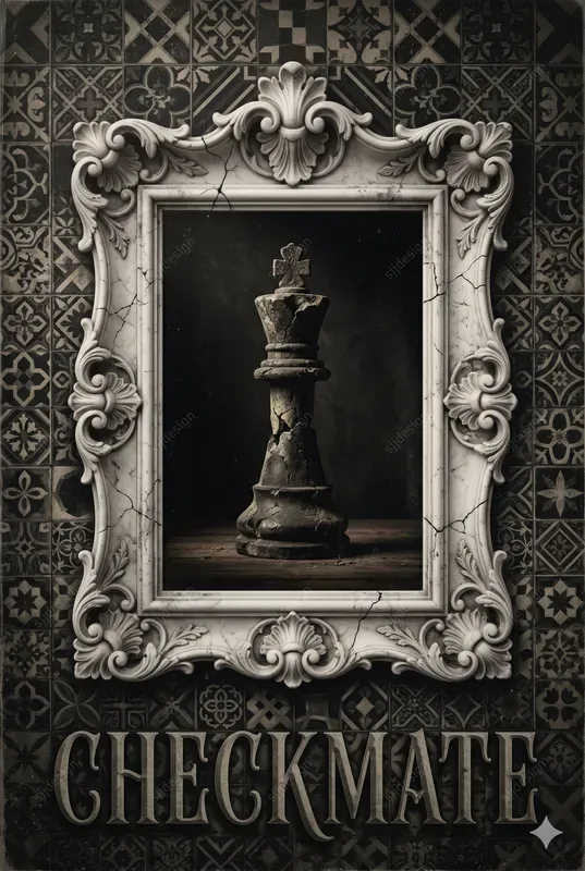 Dark Academia Gothic Frame Art