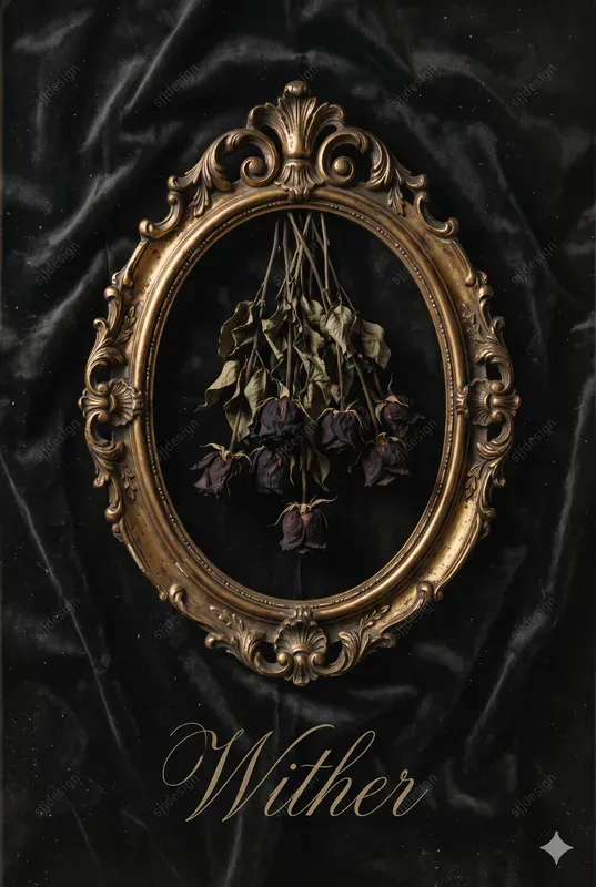 Dark Academia Gothic Frame Art