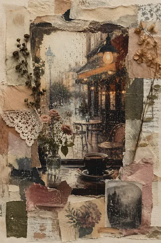 Dreamy Junk Journal Wall Art