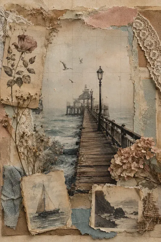Dreamy Junk Journal Wall Art