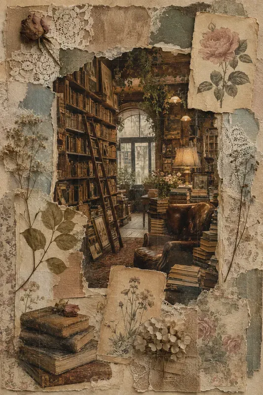 Dreamy Junk Journal Wall Art