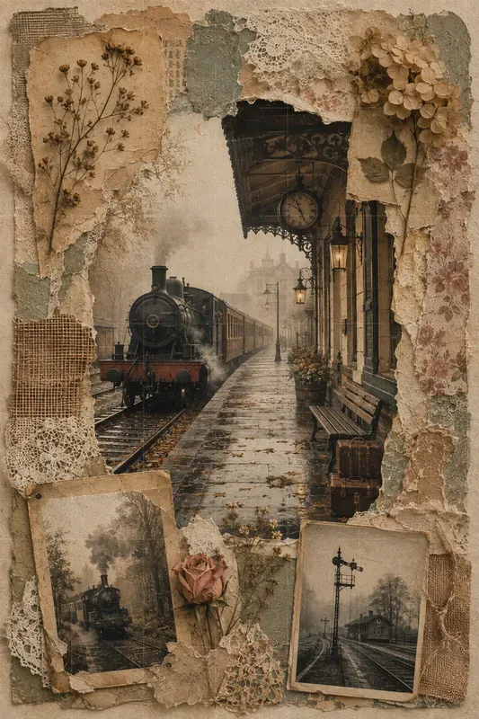 Dreamy Junk Journal Wall Art