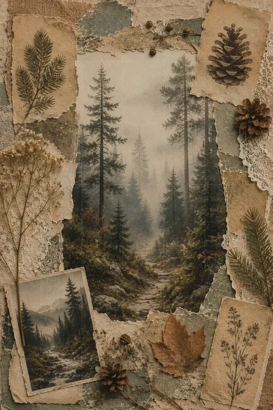 Dreamy Junk Journal Wall Art