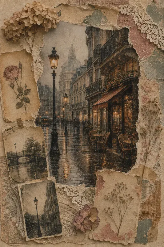 Dreamy Junk Journal Wall Art