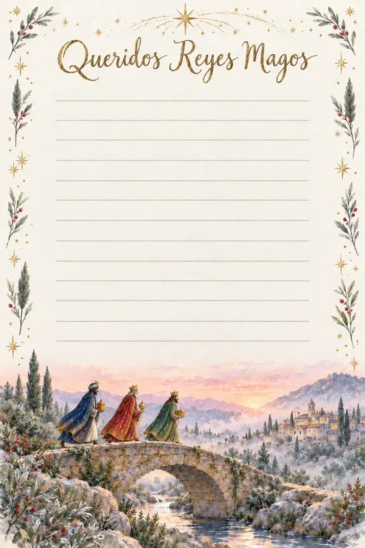 Christmas Wish Letter Storybook Sheets