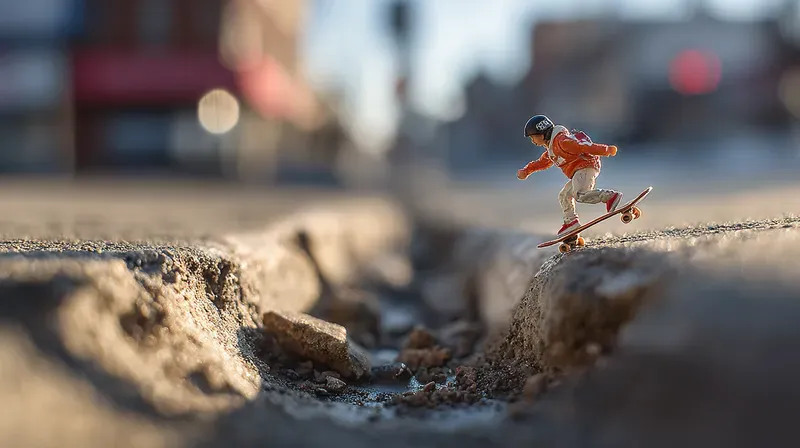 Cinematic Miniature Photos