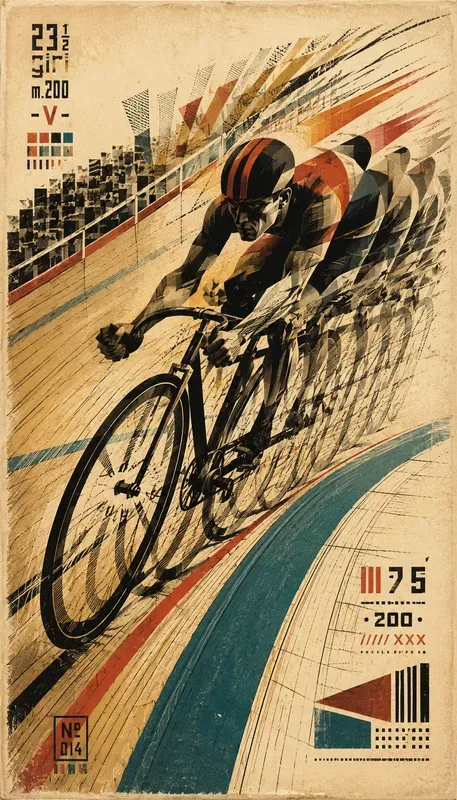 Futurist Sports Motion Print Posters