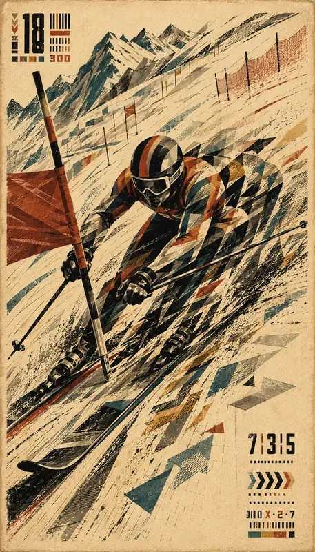 Futurist Sports Motion Print Posters