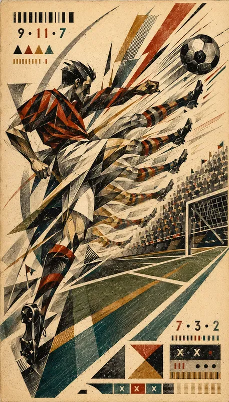 Futurist Sports Motion Print Posters