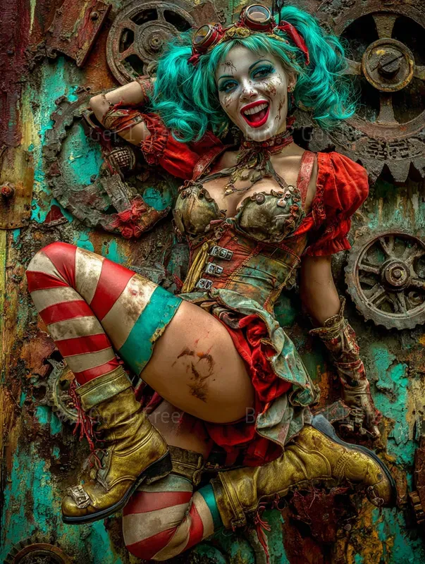 Cyberpunk Clockwork Junk Journals