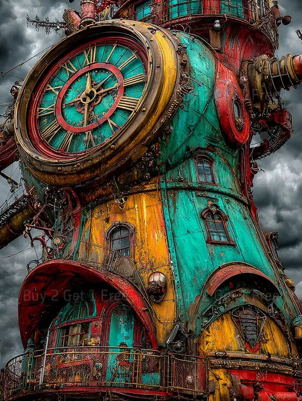 Cyberpunk Clockwork Junk Journals