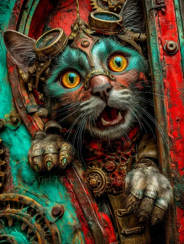 Cyberpunk Clockwork Junk Journals