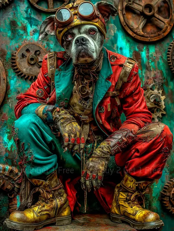 Cyberpunk Clockwork Junk Journals