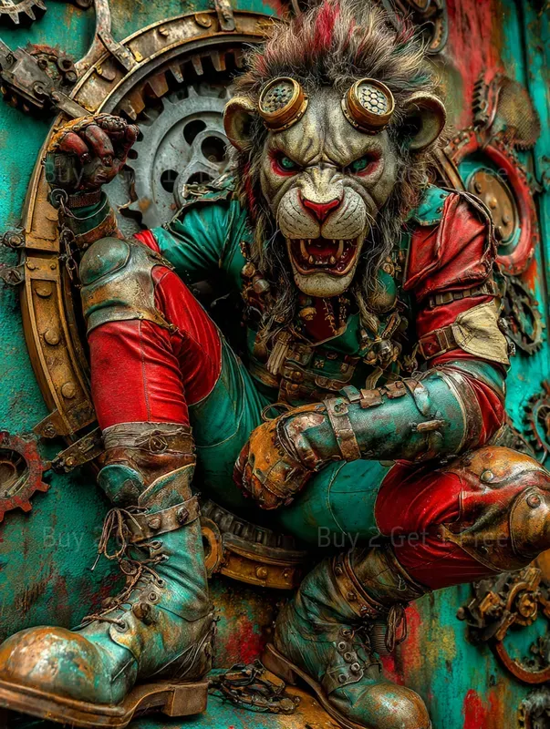 Cyberpunk Clockwork Junk Journals