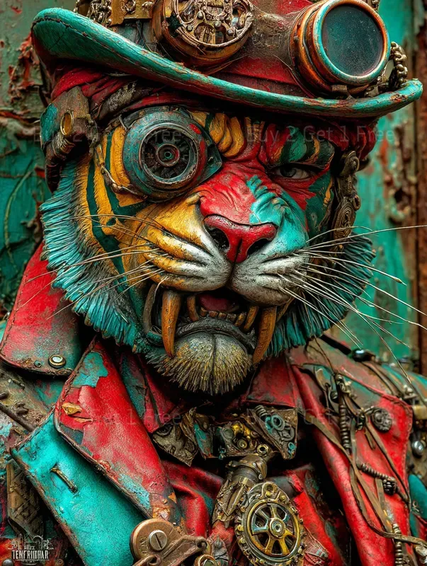 Cyberpunk Clockwork Junk Journals