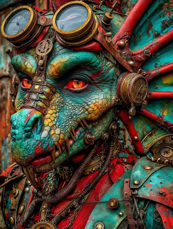 Cyberpunk Clockwork Junk Journals