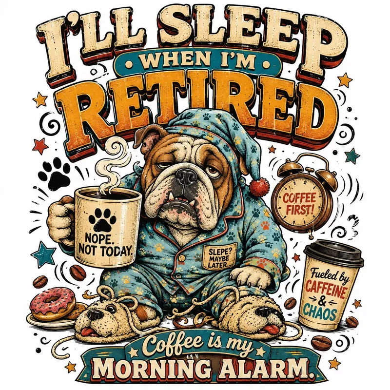 Vintage Funny Animal Tshirt Art