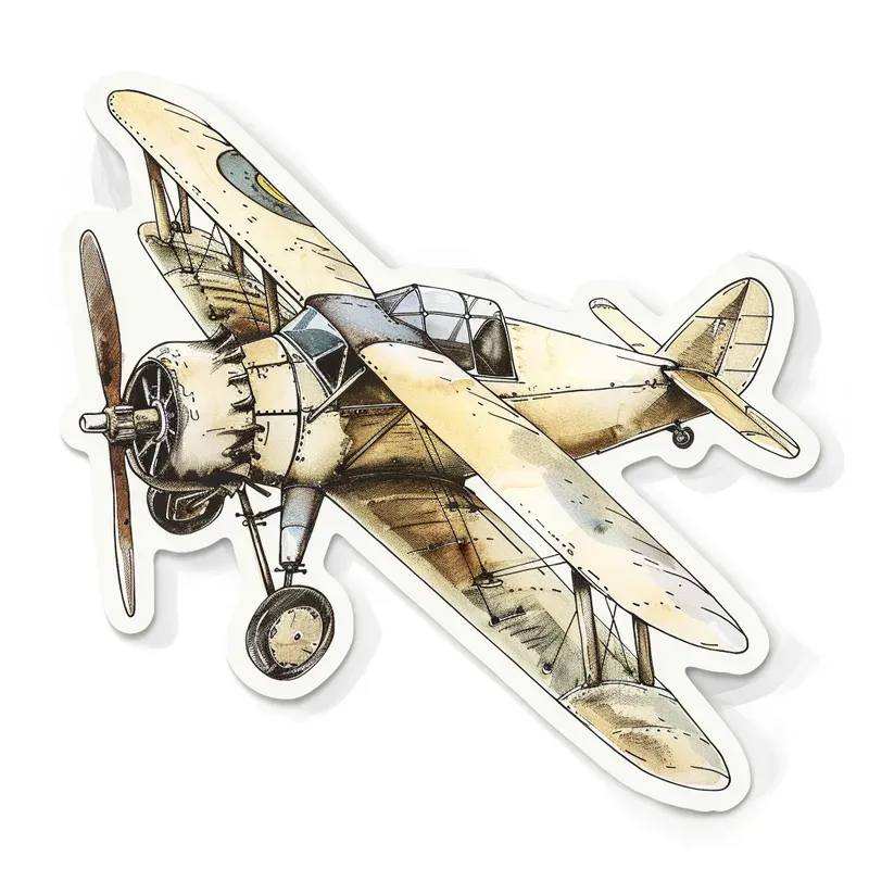 Retro Explorer Sketch Stickers
