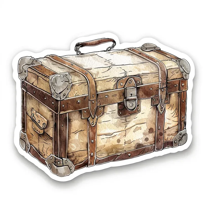 Retro Explorer Sketch Stickers