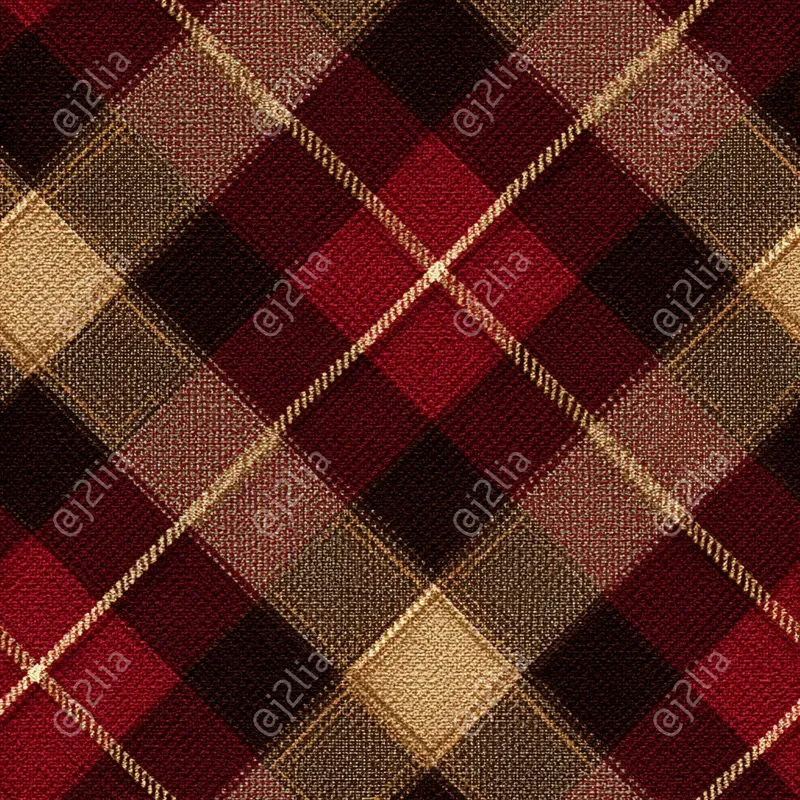 Christmas Plaid Seamless Patterns