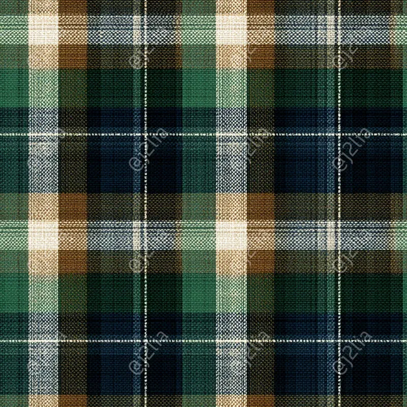 Christmas Plaid Seamless Patterns