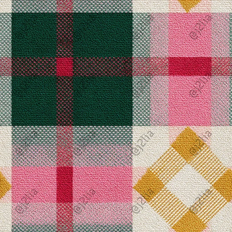 Christmas Plaid Seamless Patterns
