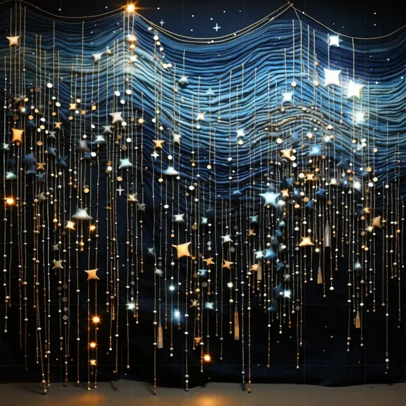 Stellar Embroidery Art