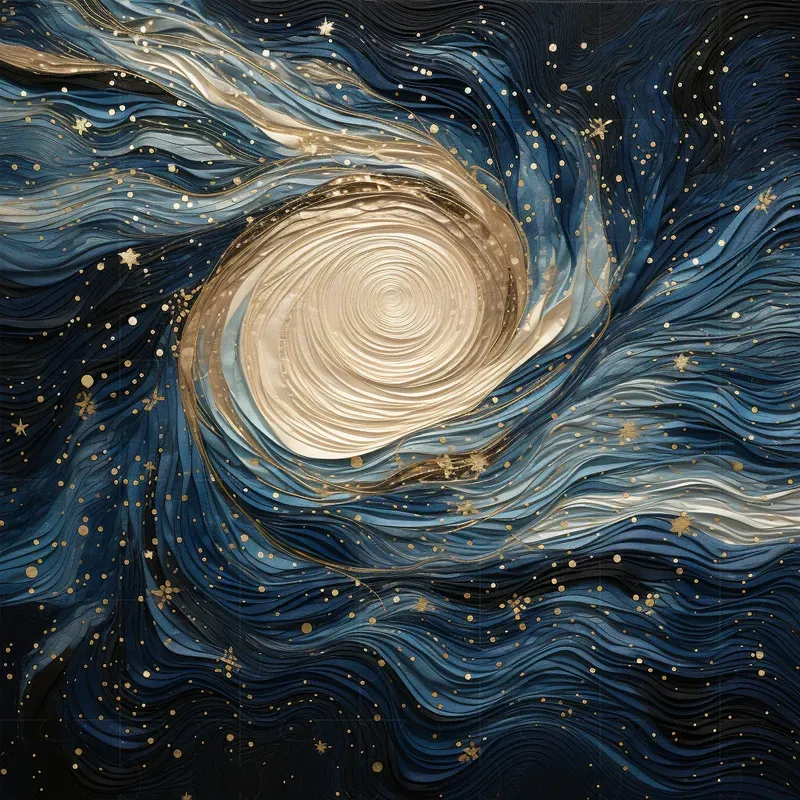 Stellar Embroidery Art