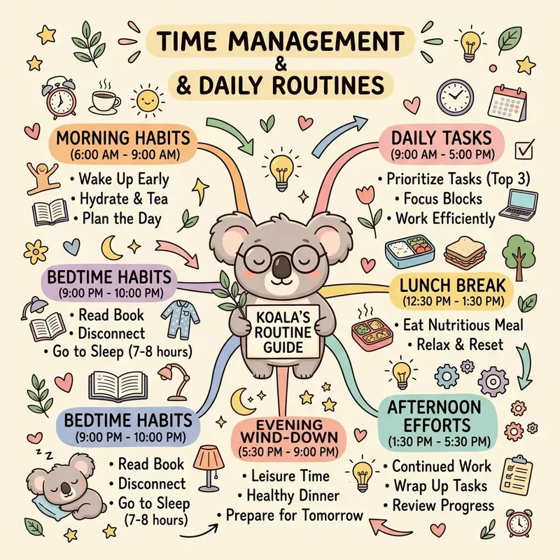 Cute Kawaii Infographic Mind Map Posters